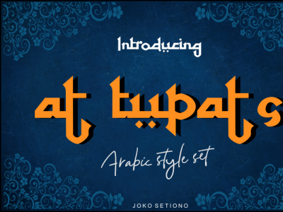 at tupats- arabic stalys set