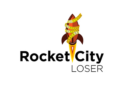 Rocket city Loser art design flat graphic design gym logo icon illustration logo logos minimal vector website