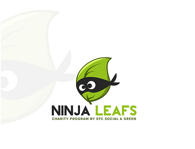 Ninja Leaf's art design flat graphic design icon illustration logo logo design logos minimal