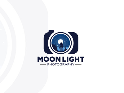 Moon Light Photography art design graphic design icon illustration logo logo design logos minimal vector