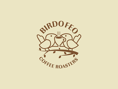 Birdofeo Coffee Roasters art bedge logo design emblem graphic design icon illustration logo logo design minimal vector
