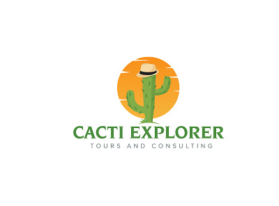 Cacti Explorer design graphic design icon illustration logo logo design logo mark logos minimal vector