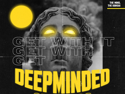 Yellow Glow branding deepminded typography