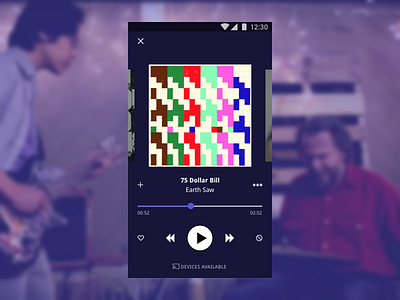 DailyUi 09 Music App dailyui music app