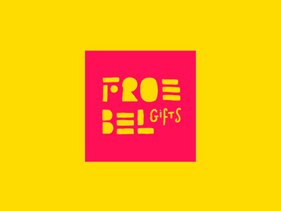 Froebel Gifts Logo branding creativity education geometric geometry handmade kids lettering logo vector