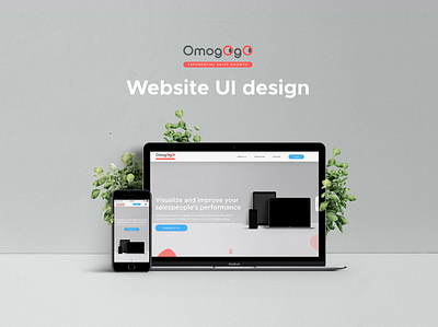 Webste UI design (Omogogo, Id) design minimal ui ux web website