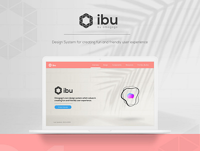 Design System (ibu) (UX) (UI) app branding design design system minimal portfolio ui ux
