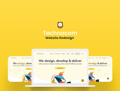 Technocom Website-Redesign* (Danang❤️, Vietnam) design flat minimal sneak peek southeast asia ui ux vector web website