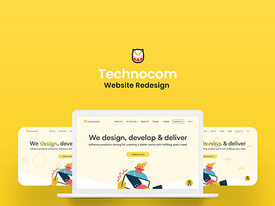 Technocom Website-Redesign* (Danang❤️, Vietnam)