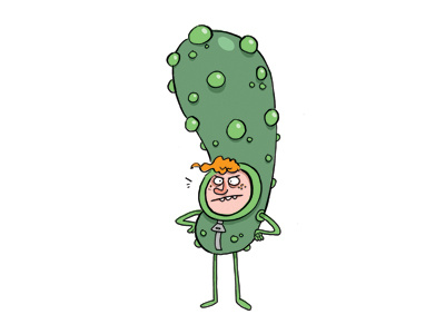 In a Pickle. cartoon character design childrens childrens book illustration pickle publishing