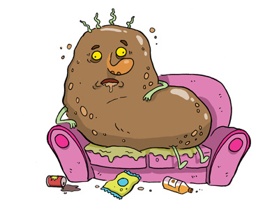 Couch Potato cartoon character design childrens childrens book food illustration publishing