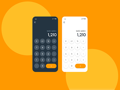 Daily UI #004 - Calculator UI Design (Mobile)