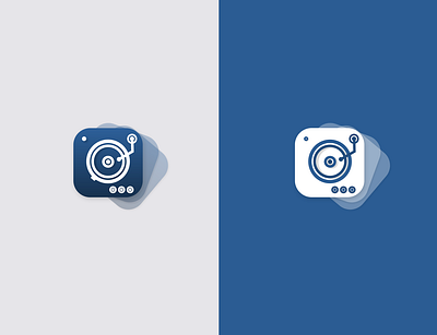 Daily UI #008 - Vinyl Record Player App Icon app icon app icon design dailyuichallenge design mobile ui