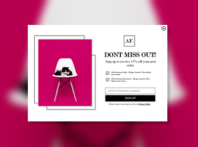 Daily UI #009 - Pop-up / Overlay dailyuichallenge design front end development illustration overlay popup webdesign