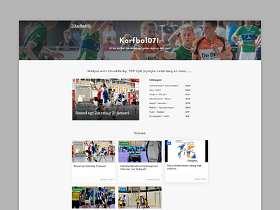 Korfbal071. webdesign branding colors design logo ui ux webdesign webflow website