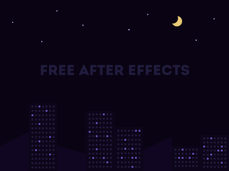 Fireworks aep after effects city fireworks free freebie project vector