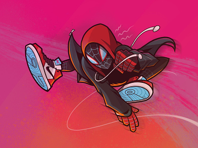 Miles Morales art comics design digital art drawing fan art illustration marvel marvel comics miles morales procreate spiderman