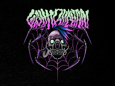 Grim Burton | T-Shirt Design merch design merchandise design skull skull art tshirt art tshirt design zombie