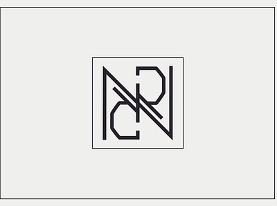 initial logo N R branding design icon illustration illustrator logo ui vector