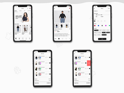 Fashionera IOS Mobile App app design illustration logo mobile app design mobile design mobile ui typography ui ux web website