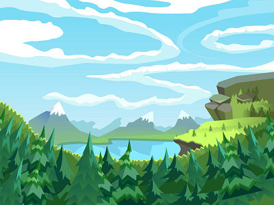 game illustration background