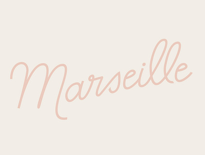 Marseille Handmade Type design france french handmadetype illustration illustrator type design typeface typography