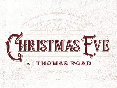 Christmas Eve at Thomas Road christmas christmas eve church christmas church design illustration illustrator sermon graphic sermon series typography youth group design