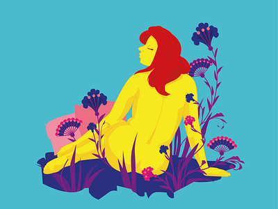 Madame G artdeco beerlabel floral graphicdesign illustration labeldesign nude vector vectorillustrator