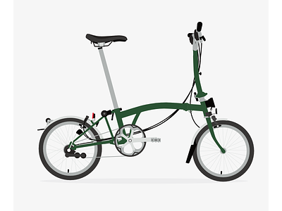 Brompton Green preview affinity brompton illustration poster vector