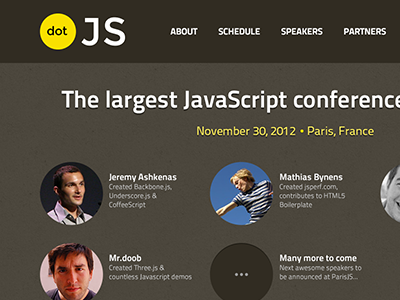 dotJS conference conference webdesign website