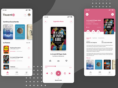 Book Audio Mobile App Design