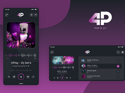 Music Player Mobile App Design adobe xd adobexd app appdesign design mobile photoshop ui uiux ux