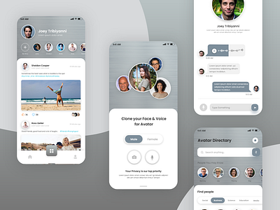 Social Media Clone Mobile App Design