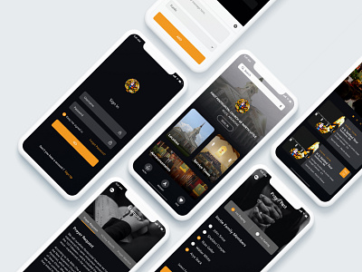 Church Mobile Application - UI UX Design adobe xd appdesign church design mobile photoshop uiux