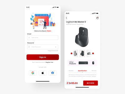 E commerce Mobile App