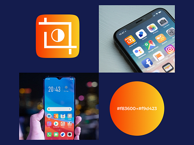 5 Daily UI - App Icon app icon icon mobile mobile application orange photo photo editor ui yellow