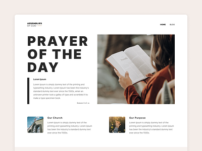 A simple Church Website