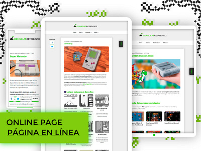 Diseño web programdo y en funcionamiento real || Consolas Retro diseño web programacion retro retro web ui web