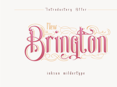 New Brington cute fonts fun fonts handlettering handwritten lettering logo script typeface typography