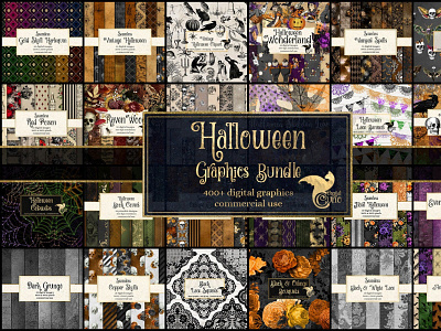 Halloween Graphics Bundle bundle graphicdesign halloween design horror image