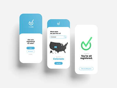 'MyVote' Voting App Concept