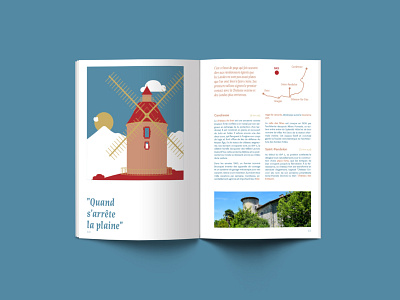 Your guide to stay in Dax colorfull design edition france guide illustration tourism typography