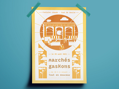 Marchés gascons adobe graphicdesigner