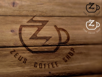 ZEUS COFFE SHOP LOGO design logo