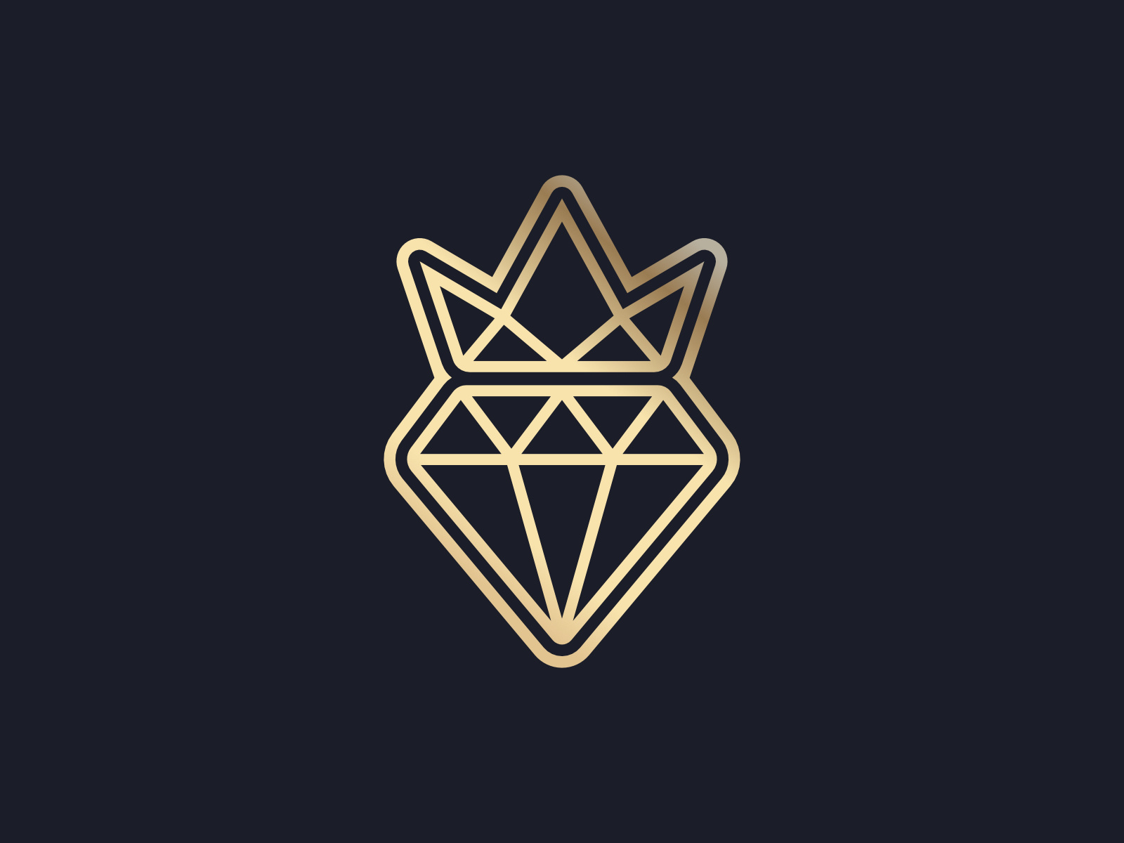Diamond crown logo by Johandika Syahputra Lubis on Dribbble