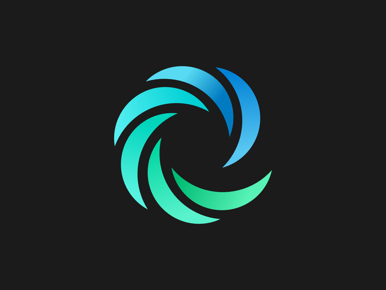 Spiral twist logo by Johandika Syahputra Lubis on Dribbble