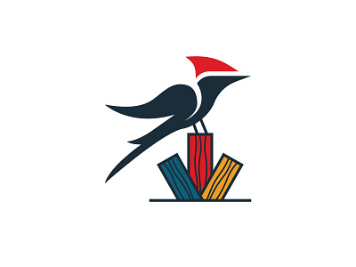 Standing bird logo