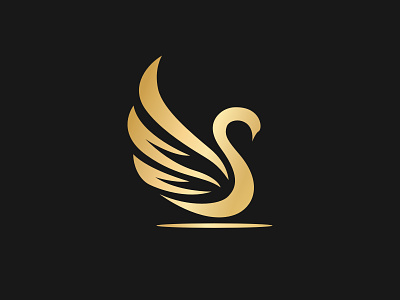Swan logo beauty black brand branding cosmetic cosmetic logo es logo fashion fashion logo gold golden goose goose logo icon logo logos se logo style swan swan logo