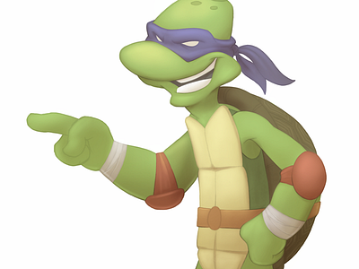 Donatello digital donatello illustration tmnt turtle