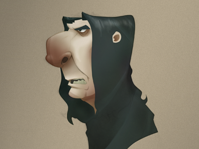 Snape character design digital gargamel harry potter illustration severus snape